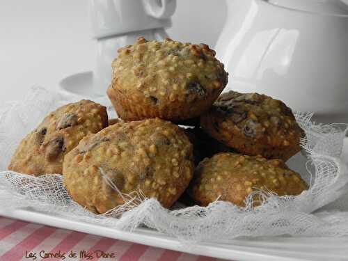 Biscuits ou mini muffins à la banane et au tofu, sans gluten et sans lactose