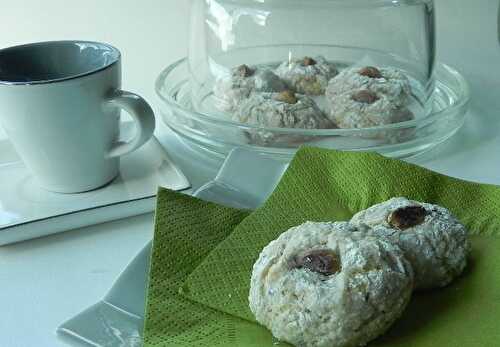 Biscuits tendres aux pistaches, sans gluten et sans lactose