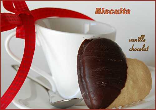 Biscuits vanille et chocolat, sans gluten