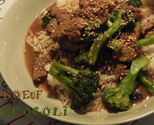 Boeuf au brocoli à la chinoise, sans gluten et sans lactose