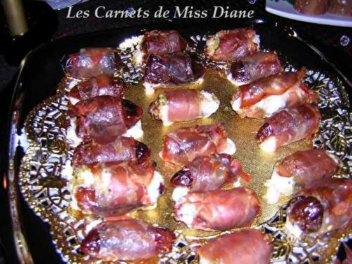 Bouchées de prosciutto à la datte, sans gluten - Les carnets de Miss Diane