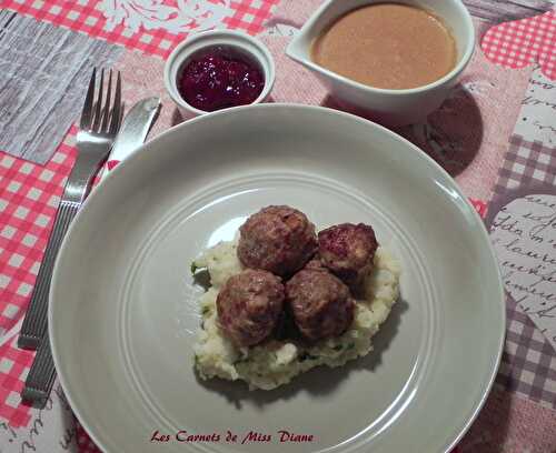 Boulettes suédoises sans gluten et sans lactose