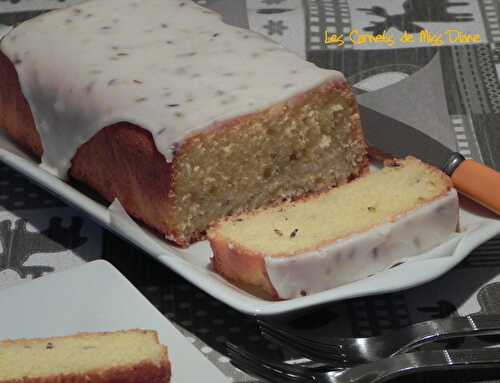 Cake au citron et à la lavande, sans gluten et sans lactose