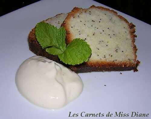 Cake au citron et aux graines de pavot, sans gluten - Les carnets de Miss Diane