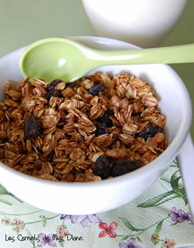 Céréales "granola" pour un petit déjeuner "santé"