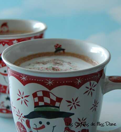 Chocolat chaud aux cannes de bonbon