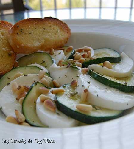 Courgettes au Mozzarina Mediterraneo