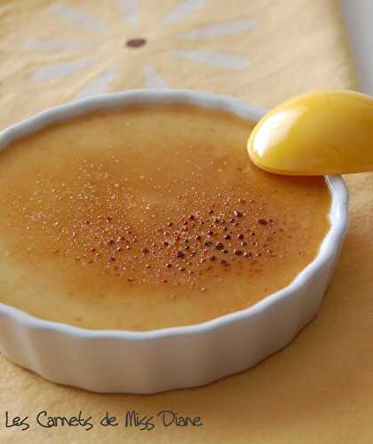 Crème brûlée à l'érable, sans lactose