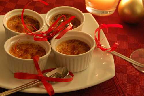 Crème brûlée au foie gras, sans gluten et sans lactose