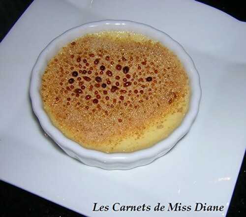 Crème brûlée classique... à la cardamome, sans gluten et sans lactose - Les carnets de Miss Diane