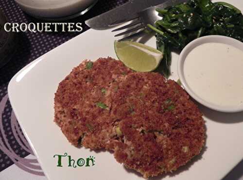 Croquettes de thon, sans gluten et sans lactose