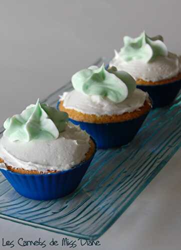 Cupcakes à la noix de coco et au pandan, sans gluten