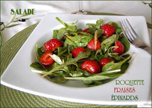 Des fraises dans la salade