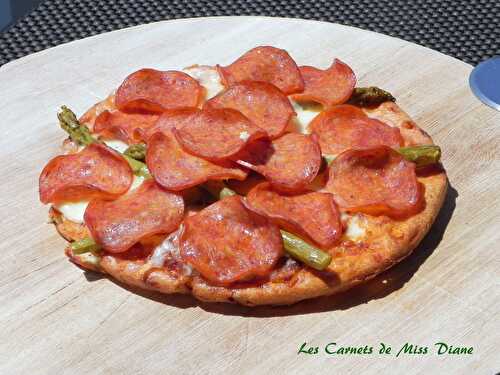 Fausse pizza de Nigella, sans gluten et sans lactose - Les carnets de Miss Diane