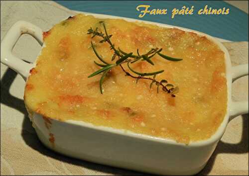 Faux pâté chinois à la polenta, sans gluten