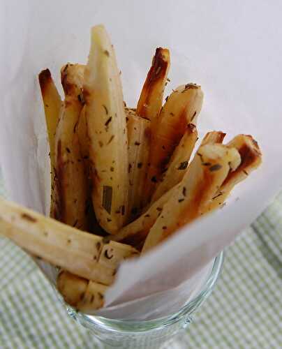 Frites de panais au four, sans gluten et sans lactose