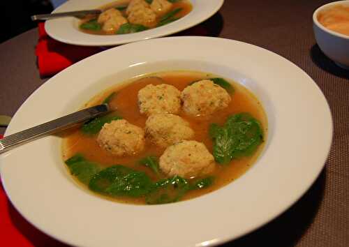 Fumet de base pour une soupe de poisson, sans gluten et sans lactose