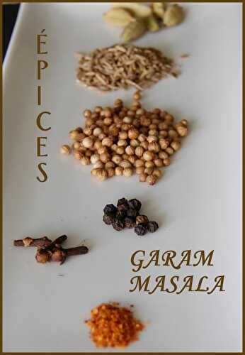 Garam masala fortement inspiré de celui de Tarzile