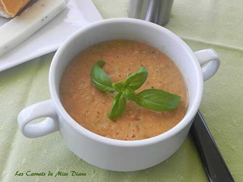 Gaspacho de tous les jours, sans gluten et sans lactose