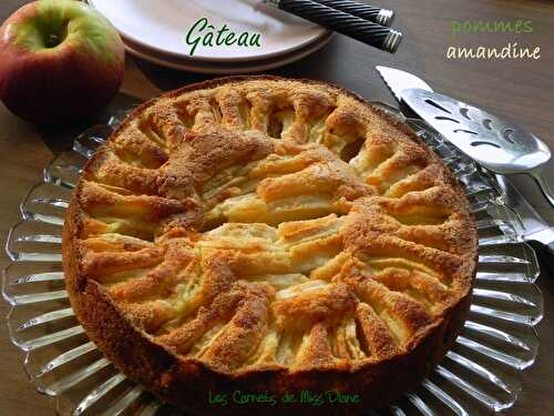 Gâteau amandine aux pommes, sans gluten et sans lactose