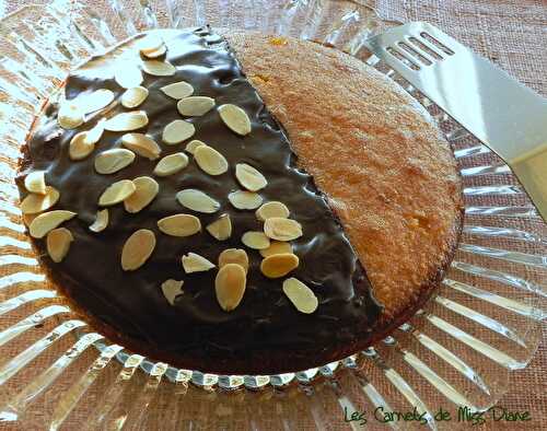 Gâteau au sirop d'orange et aux amandes, sans gluten et sans lactose