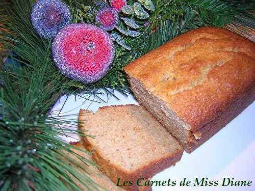 Gâteau aux épices et au gingembre confit, sans gluten - Les carnets de Miss Diane