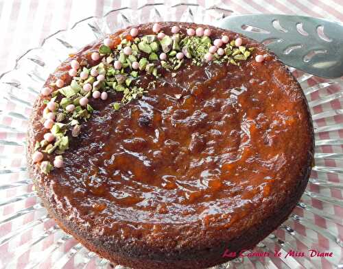 Gâteau aux poires et pistaches de Nigella, sans gluten et sans lactose