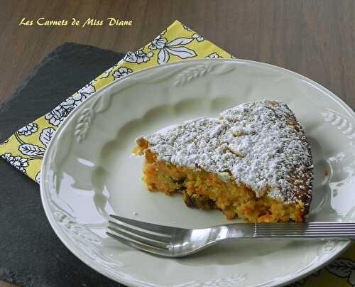 Gâteau vénitien aux carottes, sans gluten et sans lactose