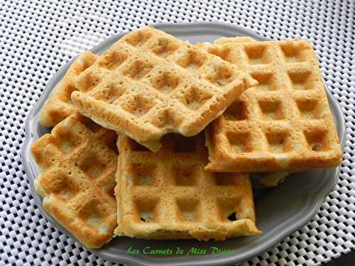 Gaufres de pomme de terre sans gluten et sans lactose