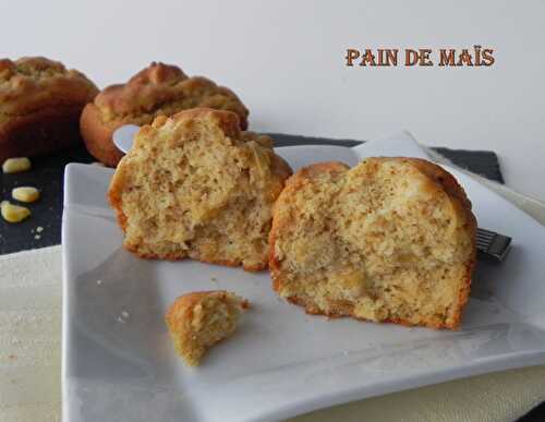 Mini pains de maïs ou muffins à la polenta, sans gluten et sans lactose