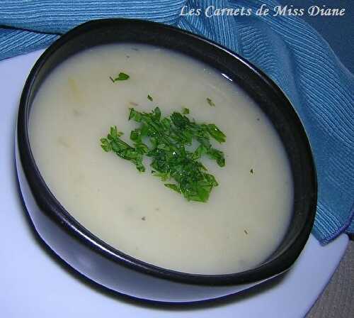 Mon potage parmentier, sans gluten et sans lactose