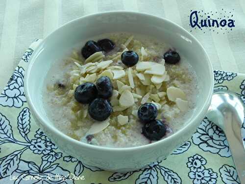 Muesli de quinoa aux bleuets et aux amandes effilées, sans gluten et sans lactose