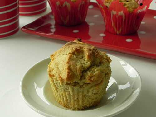 Muffins aux fraises séchées et à la noix de coco, sans gluten et sans lactose