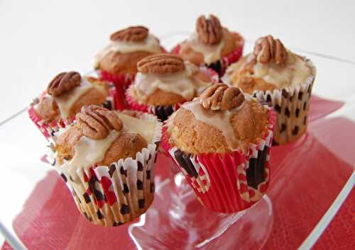 Muffins aux pacanes et au sirop d'érable, sans gluten et sans lactose