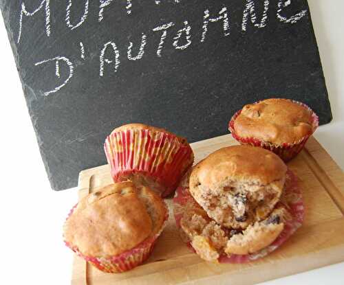 Muffins aux saveurs d'automne, sans gluten et sans lactose