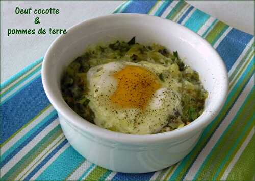 Oeufs cocotte dans leur nid de pommes de terre rissolées, sans gluten