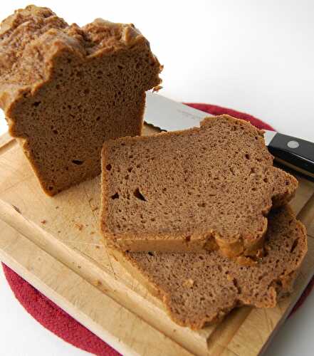 Pain au beurre d'amande, sans gluten et sans lactose