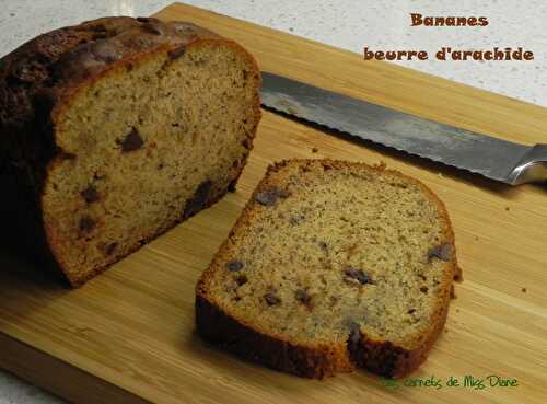 Pain aux bananes et au beurre d'arachide, sans gluten