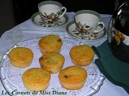 Petits gâteaux ou muffins aux canneberges pour le thé, sans gluten - Les carnets de Miss Diane