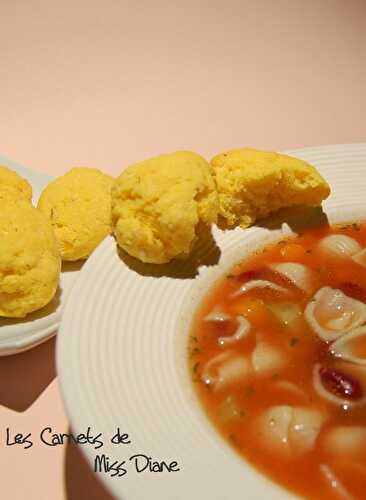 Petits pains à la courge et au cheddar, sans gluten