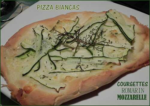 Pizza biancas sans gluten