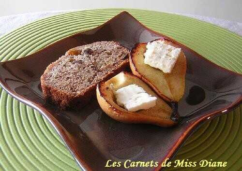 Poires grillées au cumin, sans gluten et sans lactose