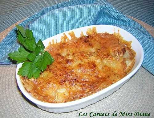 Pommes de terre gratinées, sans gluten