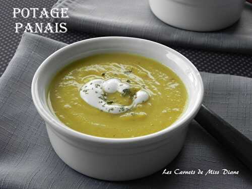 Potage au panais, sans gluten et sans lactose