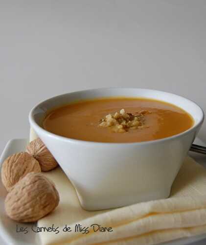 Potage de carottes et de rutabaga à l'érable