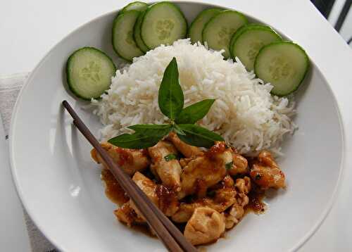 Poulet à la vietnamienne, sans gluten et sans lactose