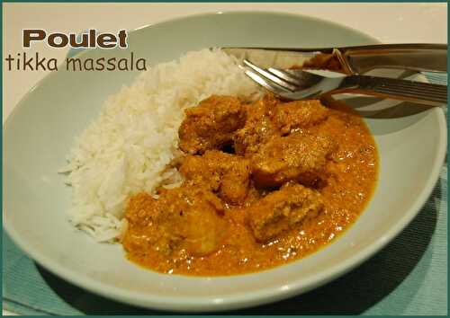 Poulet tikka masala, sans gluten et sans lactose