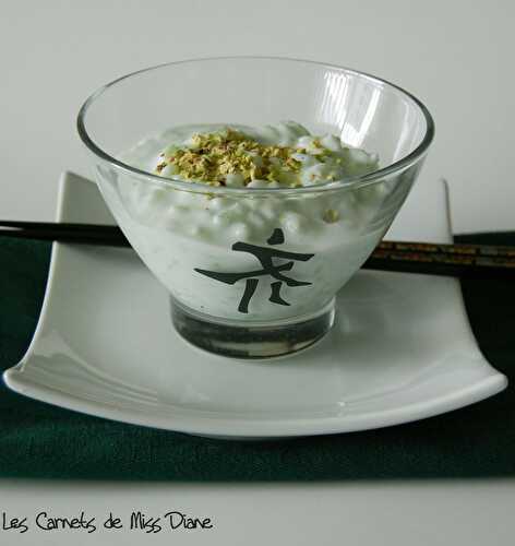 Riz au lait de coco et macarons aromatisés au pandan - Les carnets de Miss Diane