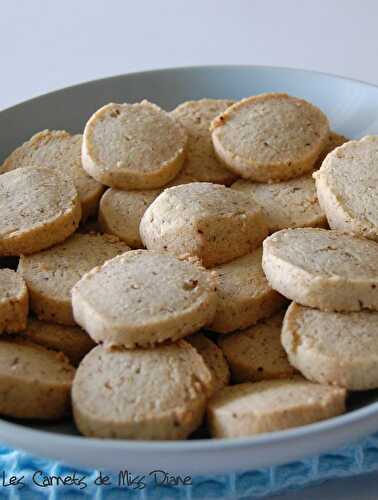 Sablés aux noisettes, sans gluten