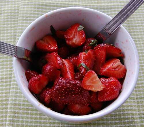 Savourer des fraises fraîches le plus simplement possible